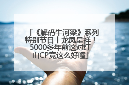《解码牛河梁》系列特别节目丨龙凤呈祥！5000多年前这对红山CP竟这么好嗑