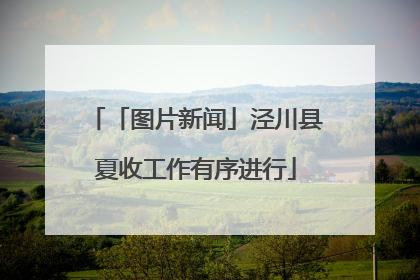 「图片新闻」泾川县夏收工作有序进行