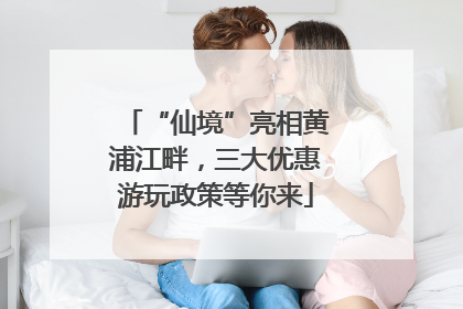 “仙境”亮相黄浦江畔，三大优惠游玩政策等你来