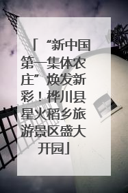 “新中国第一集体农庄”焕发新彩！桦川县星火稻乡旅游景区盛大开园