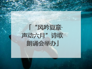“风吟夏章·声动六月”诗歌朗诵会举办