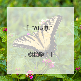 “AI司机”，稳稳哒！