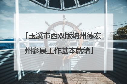 玉溪市西双版纳州德宏州参展工作基本就绪