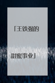 王铁强的甜蜜事业