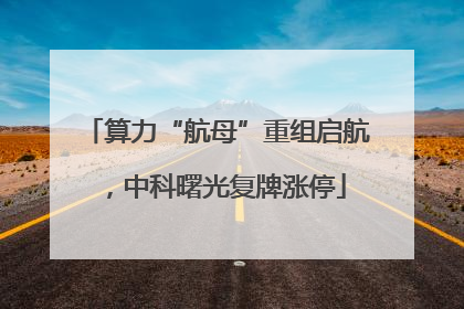 算力“航母”重组启航，中科曙光复牌涨停