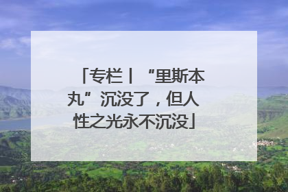 专栏丨“里斯本丸”沉没了，但人性之光永不沉没