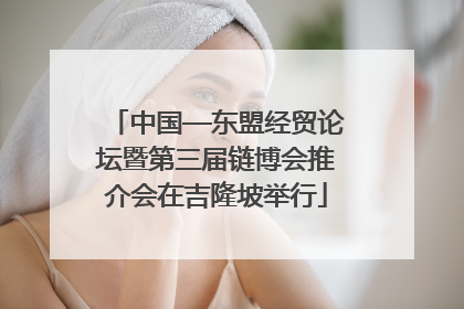 中国—东盟经贸论坛暨第三届链博会推介会在吉隆坡举行