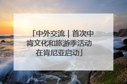 中外交流｜首次中肯文化和旅游季活动在肯尼亚启动