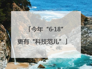 今年“6·18”更有“科技范儿”