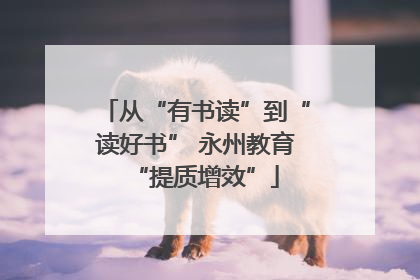 从“有书读”到“读好书” 永州教育“提质增效”