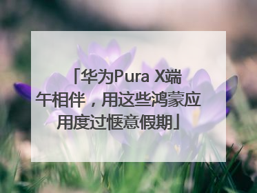 华为Pura X端午相伴，用这些鸿蒙应用度过惬意假期