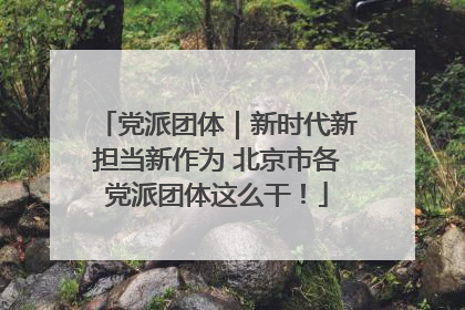 党派团体｜新时代新担当新作为 北京市各党派团体这么干！