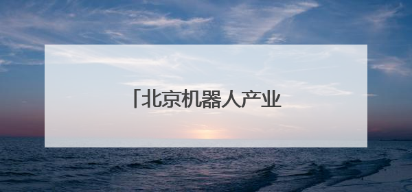 北京机器人产业如何释放活力