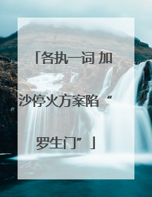各执一词 加沙停火方案陷“罗生门”
