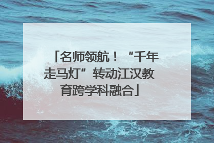 名师领航！“千年走马灯”转动江汉教育跨学科融合