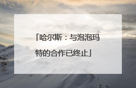 哈尔斯：与泡泡玛特的合作已终止