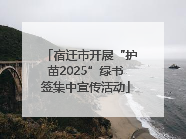 宿迁市开展“护苗2025”绿书签集中宣传活动