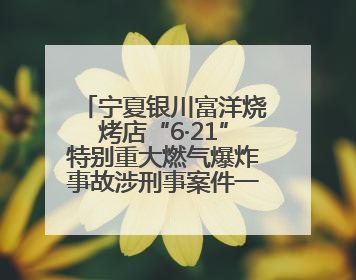 宁夏银川富洋烧烤店“6·21”特别重大燃气爆炸事故涉刑事案件一审宣判，15名被告人分别判刑六年至一年不等