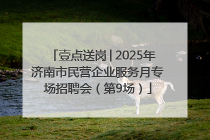 壹点送岗│2025年济南市民营企业服务月专场招聘会（第9场）