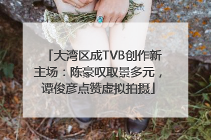 大湾区成TVB创作新主场：陈豪叹取景多元，谭俊彦点赞虚拟拍摄