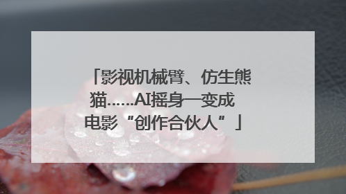 影视机械臂、仿生熊猫……AI摇身一变成电影“创作合伙人”