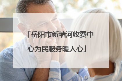 岳阳市新墙河收费中心为民服务暖人心