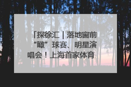 探徐汇｜落地窗前“瞰”球赛、明星演唱会！上海首家体育特色高端酒店亮相