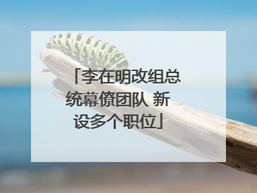李在明改组总统幕僚团队 新设多个职位