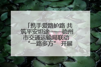 携手爱路护路 共筑平安坦途——德州市交通运输局联动 “一路多方” 开展路政宣传月活动