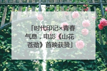 时代印记×青春气息，电影《山花苍劲》首映获赞
