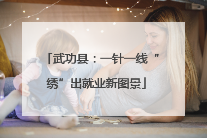 武功县：一针一线“绣”出就业新图景