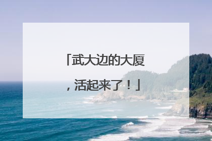武大边的大厦，活起来了！