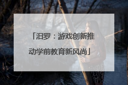 汨罗：游戏创新推动学前教育新风尚