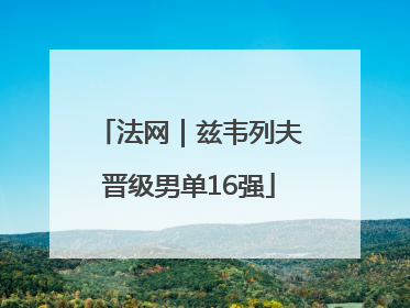 法网｜兹韦列夫晋级男单16强