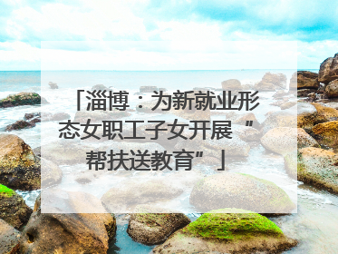 淄博：为新就业形态女职工子女开展“帮扶送教育”