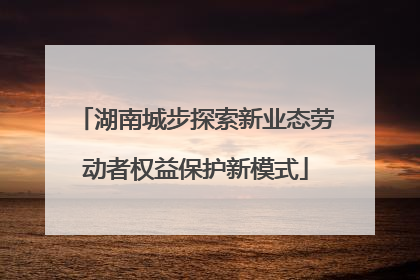 湖南城步探索新业态劳动者权益保护新模式