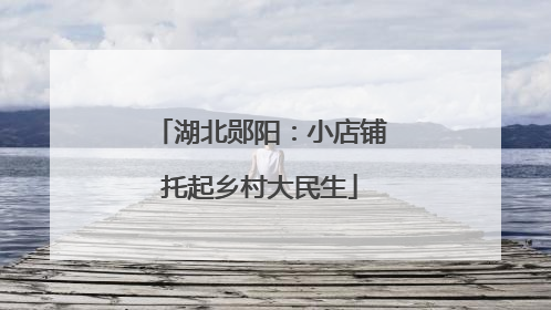 湖北郧阳：小店铺托起乡村大民生