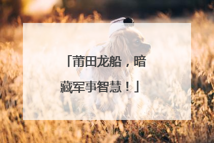 莆田龙船，暗藏军事智慧！