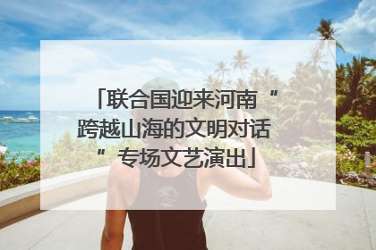 联合国迎来河南“跨越山海的文明对话”专场文艺演出