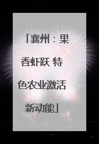 襄州：果香虾跃 特色农业激活新动能