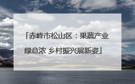 赤峰市松山区：果蔬产业绿意浓 乡村振兴展新姿