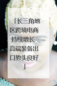 长三角地区跨境电商持续增长 高端装备出口势头良好