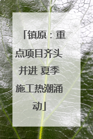 镇原：重点项目齐头并进 夏季施工热潮涌动