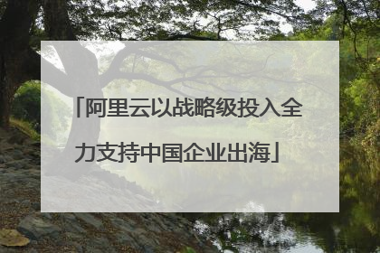 阿里云以战略级投入全力支持中国企业出海