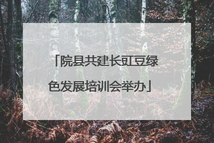 院县共建长豇豆绿色发展培训会举办