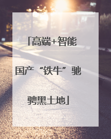 高端+智能 国产“铁牛”驰骋黑土地