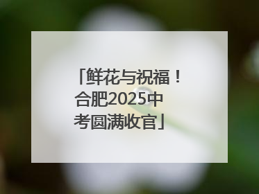 鲜花与祝福！合肥2025中考圆满收官