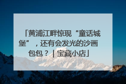 黄浦江畔惊现“童话城堡”，还有会发光的沙画包包？｜宝藏小店