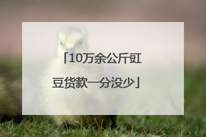 10万余公斤豇豆货款一分没少