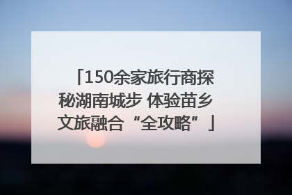 150余家旅行商探秘湖南城步 体验苗乡文旅融合“全攻略”